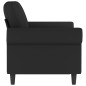 vidaXL 2-Sitzer-Sofa Schwarz 120 cm Samt vidaXL 2-Sitzer-Sofa Schwarz 120 cm Samt