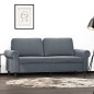 vidaXL 2-Sitzer-Sofa Dunkelgrau 140 cm Samt vidaXL 2-Sitzer-Sofa Dunkelgrau 140 cm Samt