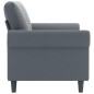 vidaXL 2-Sitzer-Sofa Dunkelgrau 140 cm Samt vidaXL 2-Sitzer-Sofa Dunkelgrau 140 cm Samt