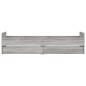 vidaXL Bett mit Schubladen Grau Sonoma 75x190 cm vidaXL Bett mit Schubladen Grau Sonoma 75x190 cm