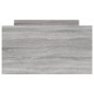 vidaXL Bett mit Schubladen Grau Sonoma 75x190 cm vidaXL Bett mit Schubladen Grau Sonoma 75x190 cm