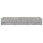 vidaXL Bettgestell mit Schubladen Betongrau 90x190 cm Holzwerkstoff vidaXL Bettgestell mit Schubladen Betongrau 90x190 cm Holzwerkstoff