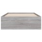 vidaXL Bettgestell mit Schubladen Grau Sonoma 90x190 cm Holzwerkstoff vidaXL Bettgestell mit Schubladen Grau Sonoma 90x190 cm Holzwerkstoff