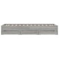 vidaXL Bettgestell mit Schubladen Grau Sonoma 90x190 cm Holzwerkstoff vidaXL Bettgestell mit Schubladen Grau Sonoma 90x190 cm Holzwerkstoff