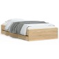 vidaXL Bettgestell mit Schubladen Sonoma-Eiche 75x190 cm Holzwerkstoff vidaXL Bettgestell mit Schubladen Sonoma-Eiche 75x190 cm Holzwerkstoff