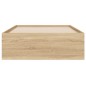 vidaXL Bettgestell mit Schubladen Sonoma-Eiche 75x190 cm Holzwerkstoff vidaXL Bettgestell mit Schubladen Sonoma-Eiche 75x190 cm Holzwerkstoff