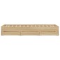 vidaXL Bettgestell mit Schubladen Sonoma-Eiche 75x190 cm Holzwerkstoff vidaXL Bettgestell mit Schubladen Sonoma-Eiche 75x190 cm Holzwerkstoff