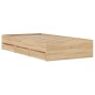 vidaXL Bettgestell mit Schubladen Sonoma-Eiche 75x190 cm Holzwerkstoff vidaXL Bettgestell mit Schubladen Sonoma-Eiche 75x190 cm Holzwerkstoff