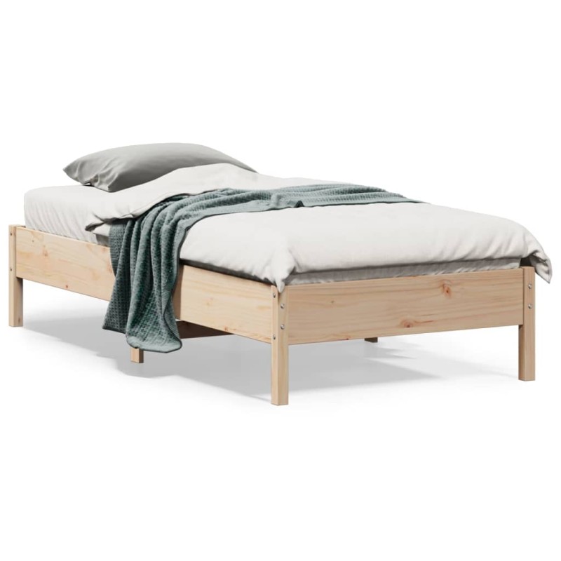 vidaXL Massivholzbett 75x190 cm Kiefer vidaXL Massivholzbett 75x190 cm Kiefer