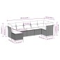 vidaXL 7-tlg. Garten-Sofagarnitur mit Kissen Beige Poly Rattan vidaXL 7-tlg. Garten-Sofagarnitur mit Kissen Beige Poly Rattan