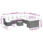 vidaXL 12-tlg. Garten-Sofagarnitur mit Kissen Grau Poly Rattan vidaXL 12-tlg. Garten-Sofagarnitur mit Kissen Grau Poly Rattan