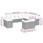 vidaXL 13-tlg. Garten-Sofagarnitur mit Kissen Grau Poly Rattan vidaXL 13-tlg. Garten-Sofagarnitur mit Kissen Grau Poly Rattan