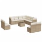 vidaXL 12-tlg. Garten-Sofagarnitur mit Kissen Beige Poly Rattan vidaXL 12-tlg. Garten-Sofagarnitur mit Kissen Beige Poly Rattan