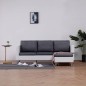 vidaXL 3-Sitzer-Sofa mit Kissen Weiß Kunstleder vidaXL 3-Sitzer-Sofa mit Kissen Weiß Kunstleder