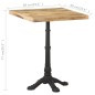 vidaXL Bistrotisch 60x60x77 cm Raues Mangoholz vidaXL Bistrotisch 60x60x77 cm Raues Mangoholz