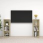 vidaXL TV-Schränke 2 Stk. Sonoma-Eiche 107x35x37 cm Holzwerkstoff vidaXL TV-Schränke 2 Stk. Sonoma-Eiche 107x35x37 cm Holzwerkstoff