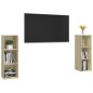 vidaXL TV-Schränke 2 Stk. Sonoma-Eiche 107x35x37 cm Holzwerkstoff vidaXL TV-Schränke 2 Stk. Sonoma-Eiche 107x35x37 cm Holzwerkstoff