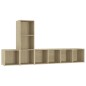 vidaXL 3-tlg. TV-Schrank-Set Sonoma-Eiche Holzwerkstoff vidaXL 3-tlg. TV-Schrank-Set Sonoma-Eiche Holzwerkstoff