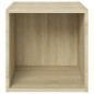 vidaXL 3-tlg. TV-Schrank-Set Sonoma-Eiche Holzwerkstoff vidaXL 3-tlg. TV-Schrank-Set Sonoma-Eiche Holzwerkstoff