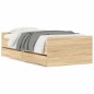 vidaXL Bett mit Schubladen Sonoma-Eiche 75x190 cm vidaXL Bett mit Schubladen Sonoma-Eiche 75x190 cm