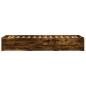 vidaXL Bettgestell mit Schubladen Räuchereiche 90x190 cm Holzwerkstoff vidaXL Bettgestell mit Schubladen Räuchereiche 90x190 cm Holzwerkstoff