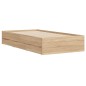 vidaXL Bettgestell mit Schubladen Sonoma-Eiche 90x190 cm Holzwerkstoff vidaXL Bettgestell mit Schubladen Sonoma-Eiche 90x190 cm Holzwerkstoff