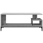 vidaXL TV-Schrank Grau Sonoma 102x40x41 cm Holzwerkstoff und Stahl vidaXL TV-Schrank Grau Sonoma 102x40x41 cm Holzwerkstoff und Stahl