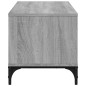 vidaXL TV-Schrank Grau Sonoma 102x40x41 cm Holzwerkstoff und Stahl vidaXL TV-Schrank Grau Sonoma 102x40x41 cm Holzwerkstoff und Stahl