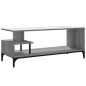 vidaXL TV-Schrank Grau Sonoma 102x40x41 cm Holzwerkstoff und Stahl vidaXL TV-Schrank Grau Sonoma 102x40x41 cm Holzwerkstoff und Stahl