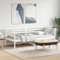 vidaXL Tagesbett ohne Matratze Weiß 100x200 cm Massivholz Kiefer vidaXL Tagesbett ohne Matratze Weiß 100x200 cm Massivholz Kiefer