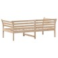 vidaXL Tagesbett ohne Matratze 75x190 cm Massivholz Kiefer vidaXL Tagesbett ohne Matratze 75x190 cm Massivholz Kiefer