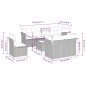 vidaXL 9-tlg. Garten-Sofagarnitur mit Kissen Beige Poly Rattan vidaXL 9-tlg. Garten-Sofagarnitur mit Kissen Beige Poly Rattan