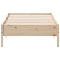 vidaXL Massivholzbett ohne Matratze 100x200 cm Kiefernholz vidaXL Massivholzbett ohne Matratze 100x200 cm Kiefernholz