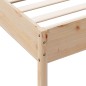 vidaXL Massivholzbett ohne Matratze 100x200 cm Kiefernholz vidaXL Massivholzbett ohne Matratze 100x200 cm Kiefernholz