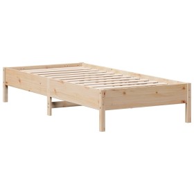vidaXL Massivholzbett ohne Matratze 90x200 Kiefernholz