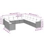 vidaXL 11-tlg. Garten-Sofagarnitur mit Kissen Grau Poly Rattan vidaXL 11-tlg. Garten-Sofagarnitur mit Kissen Grau Poly Rattan
