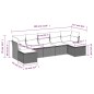 vidaXL 7-tlg. Garten-Sofagarnitur mit Kissen Beige Poly Rattan vidaXL 7-tlg. Garten-Sofagarnitur mit Kissen Beige Poly Rattan