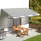 vidaXL Markisenbespannung Anthrazit und Weiß 6x3 m vidaXL Markisenbespannung Anthrazit und Weiß 6x3 m
