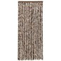 vidaXL Insektenschutz-Vorhang Braun und Weiß 56x185 cm Chenille vidaXL Insektenschutz-Vorhang Braun und Weiß 56x185 cm Chenille