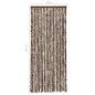 vidaXL Insektenschutz-Vorhang Braun und Weiß 56x185 cm Chenille vidaXL Insektenschutz-Vorhang Braun und Weiß 56x185 cm Chenille