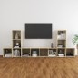 vidaXL 5-tlg. TV-Schrank-Set Sonoma-Eiche Holzwerkstoff vidaXL 5-tlg. TV-Schrank-Set Sonoma-Eiche Holzwerkstoff