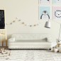 vidaXL Kindersofa Creme 90x53x30 cm Samt vidaXL Kindersofa Creme 90x53x30 cm Samt