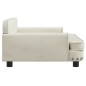 vidaXL Kindersofa Creme 90x53x30 cm Samt vidaXL Kindersofa Creme 90x53x30 cm Samt