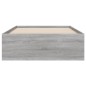 vidaXL Bettgestell mit Schubladen Grau Sonoma 75x190 cm Holzwerkstoff vidaXL Bettgestell mit Schubladen Grau Sonoma 75x190 cm Holzwerkstoff