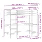 vidaXL Hochbett mit Schreibtisch 100x200 cm Massivholz Kiefer vidaXL Hochbett mit Schreibtisch 100x200 cm Massivholz Kiefer