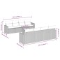 vidaXL 9-tlg. Garten-Sofagarnitur mit Kissen Grau Poly Rattan vidaXL 9-tlg. Garten-Sofagarnitur mit Kissen Grau Poly Rattan