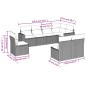 vidaXL 8-tlg. Garten-Sofagarnitur mit Kissen Beige Poly Rattan vidaXL 8-tlg. Garten-Sofagarnitur mit Kissen Beige Poly Rattan