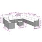 vidaXL 12-tlg. Garten-Sofagarnitur mit Kissen Beige Poly Rattan vidaXL 12-tlg. Garten-Sofagarnitur mit Kissen Beige Poly Rattan