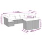 vidaXL 9-tlg. Garten-Sofagarnitur mit Kissen Beige Poly Rattan vidaXL 9-tlg. Garten-Sofagarnitur mit Kissen Beige Poly Rattan