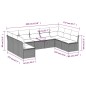 vidaXL 9-tlg. Garten-Sofagarnitur mit Kissen Beige Poly Rattan vidaXL 9-tlg. Garten-Sofagarnitur mit Kissen Beige Poly Rattan